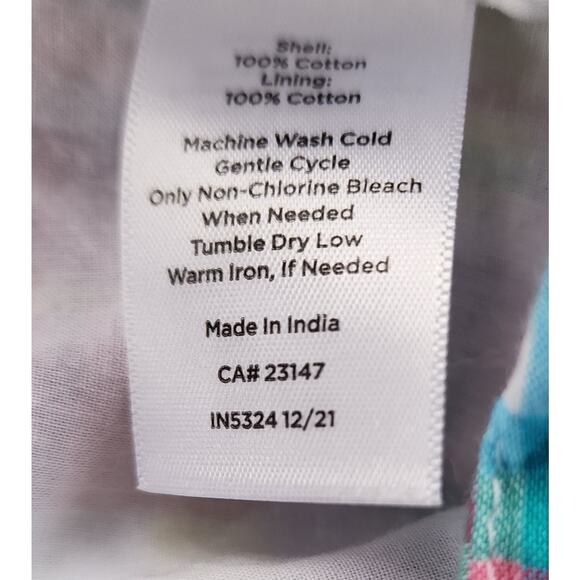 Talbots Petite Madras Plaid Patchwork Skirt sz 4P Summer Clueless Preppy Resort - Picture 5 of 5